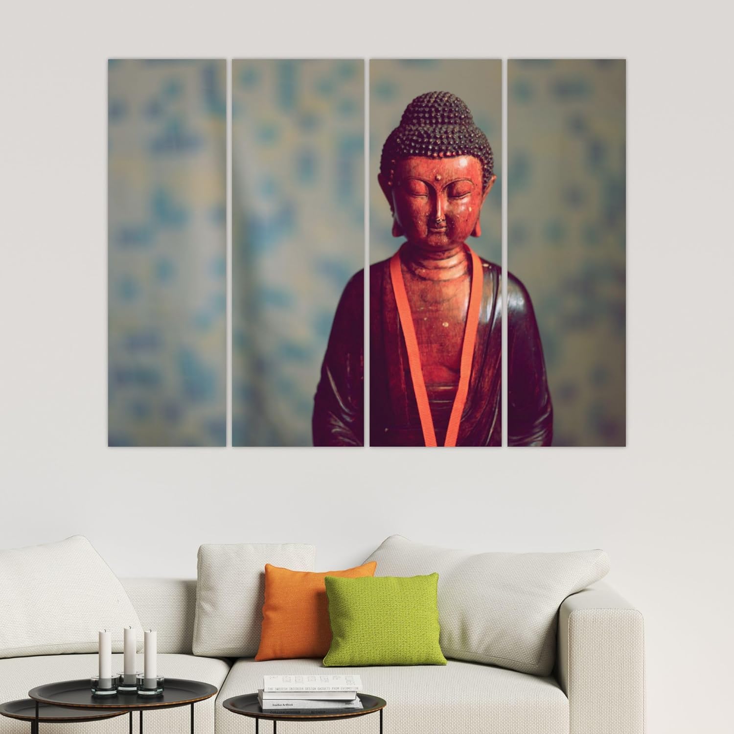 inep-b0cghsh16c-image-of-stress-be-gone-buddha-tiful-4-panel-framed-wall-art---ready-to-hang-zen-vibes-(33x24-inches)-displaying-serene-buddha-prints..jpg